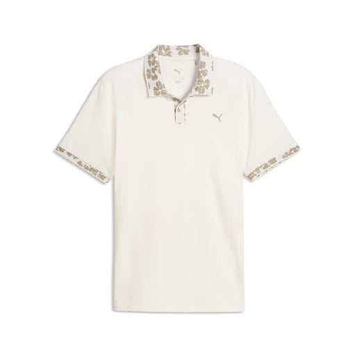 Puma Modalon Floral Rib Polo LC - Warm White/Ice Coffee