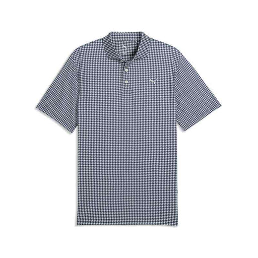 Puma Cloudspun Mono Check Polo LC - White Glow/Deep Navy