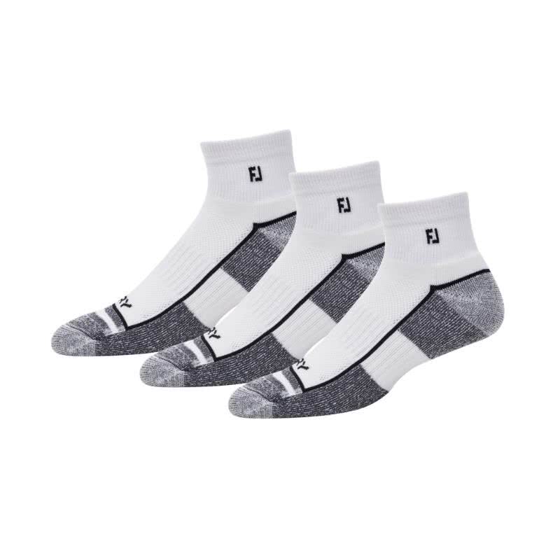 FootJoy ProDry Quarter Men's 3 Pack - White 39-46