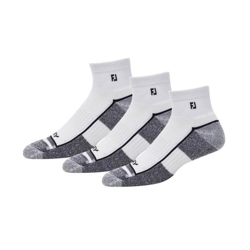 FootJoy ProDry Quarter Men's 3 Pack - White 39-46