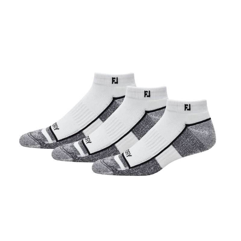 FootJoy ProDry Sport Men's 3 Pack - White 39-46