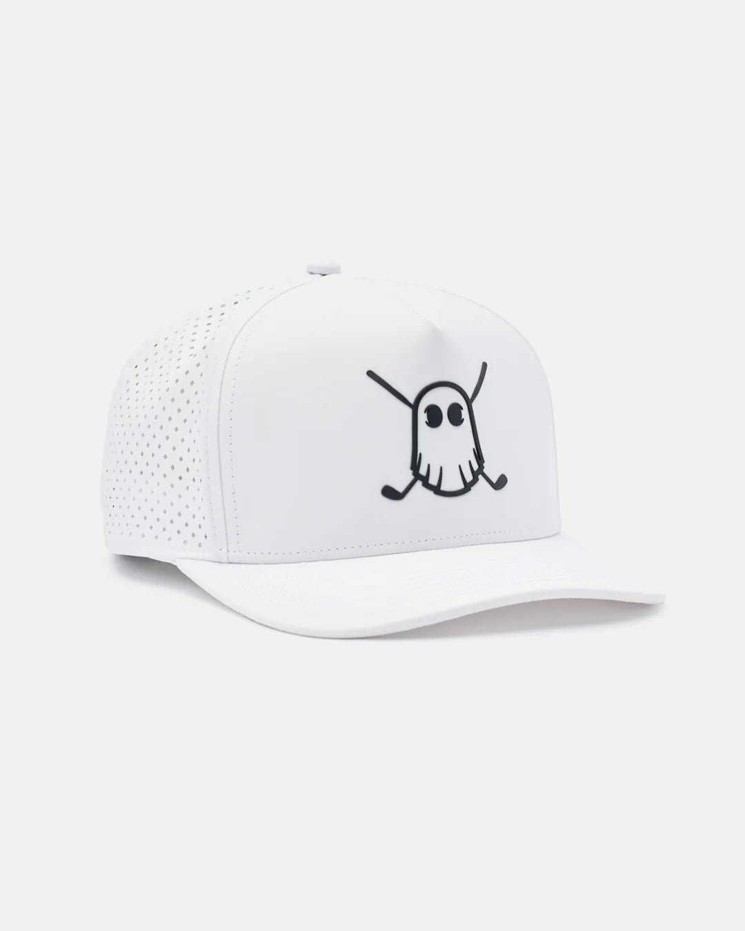 Vit golfkeps från ghostgolf