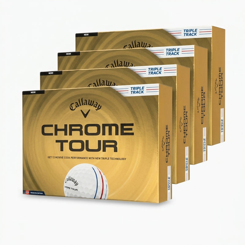 Golf ball packaging (4-pack sleeves) — Studio - Clean | Generated by Modelize