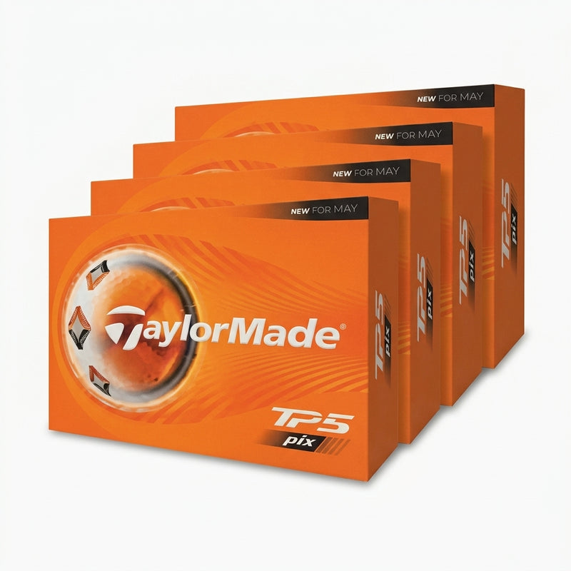 Golf ball packaging (4-pack sleeve set) — Studio - Clean | Generated by Modelize