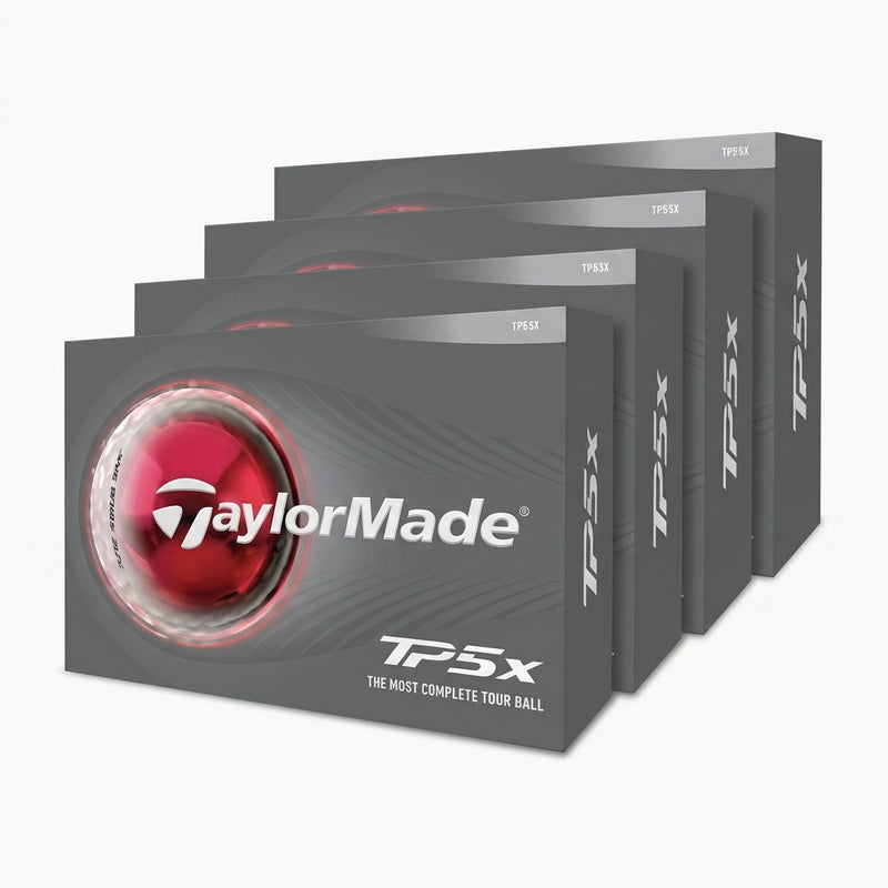 Golf ball packaging (4-pack sleeve set) — Studio - Clean | Generated by Modelize