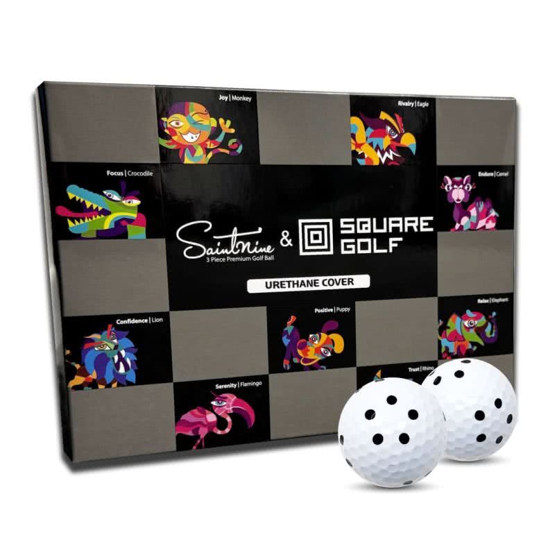 Square Golf Data Ball - 3 Piece Ball