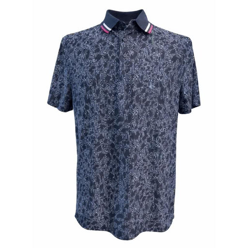 G/FORE Contrast Collar Tech Pique Polo - Twilight